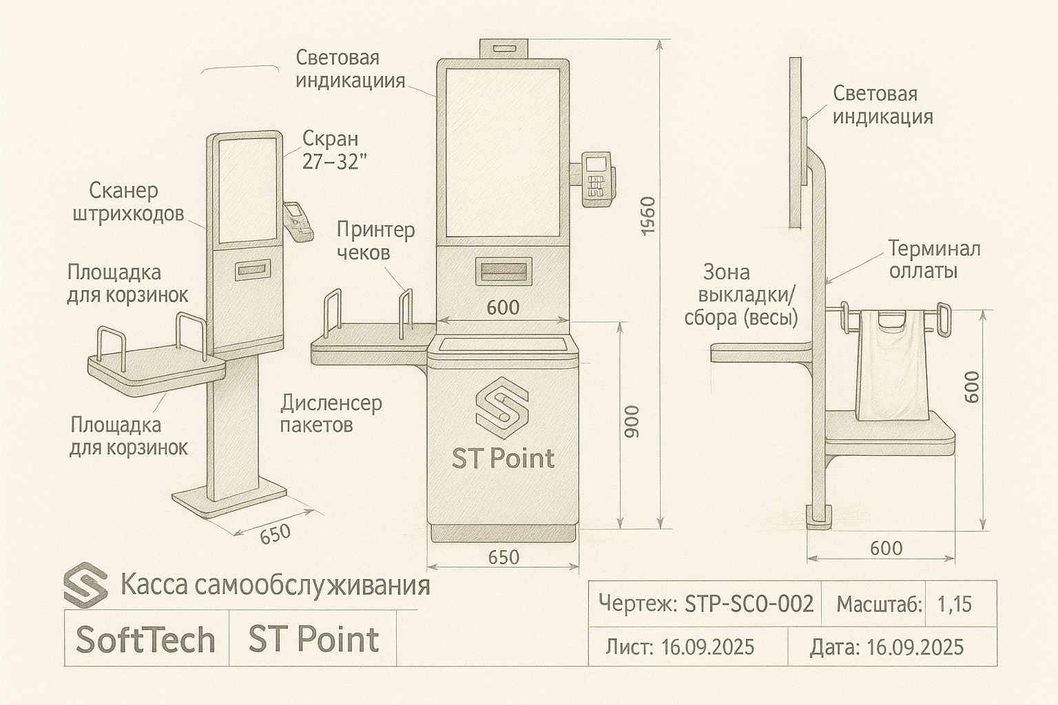 Касса самообслуживания — ST Point (SoftTech)